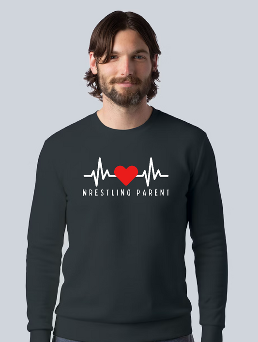 Wrestling Parent crew neck sweatshirt